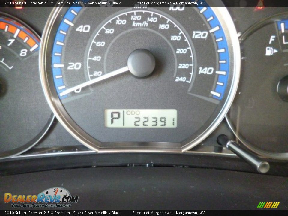 2010 Subaru Forester 2.5 X Premium Spark Silver Metallic / Black Photo #20