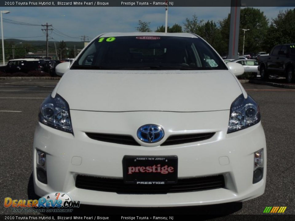 2010 Toyota Prius Hybrid II Blizzard White Pearl / Bisque Photo #2