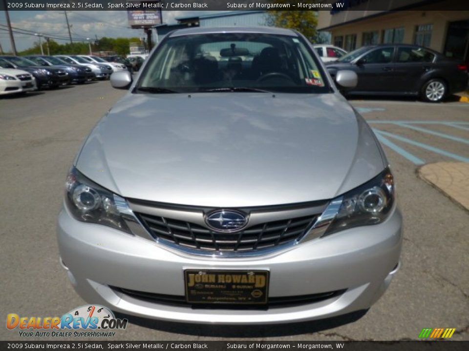 2009 Subaru Impreza 2.5i Sedan Spark Silver Metallic / Carbon Black Photo #2
