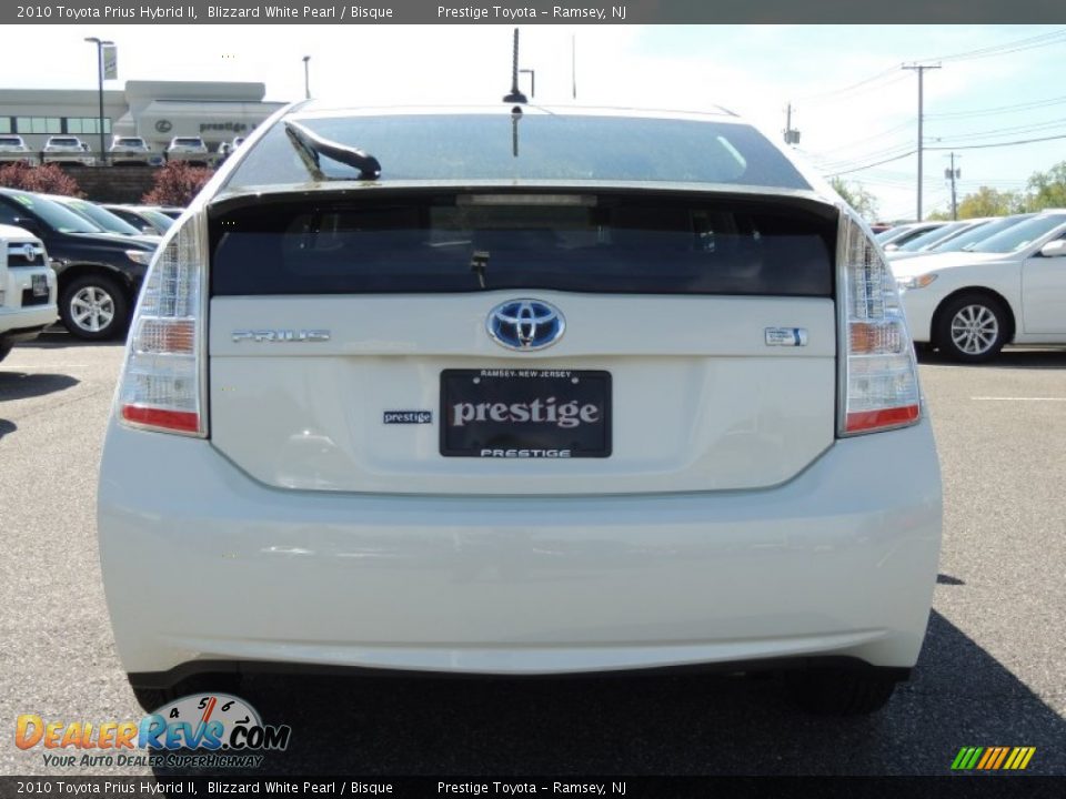 2010 Toyota Prius Hybrid II Blizzard White Pearl / Bisque Photo #5