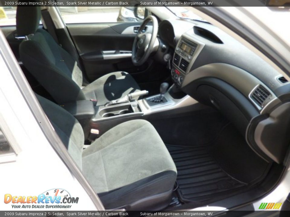 2009 Subaru Impreza 2.5i Sedan Spark Silver Metallic / Carbon Black Photo #4