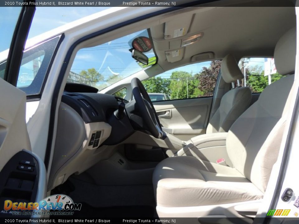 2010 Toyota Prius Hybrid II Blizzard White Pearl / Bisque Photo #7