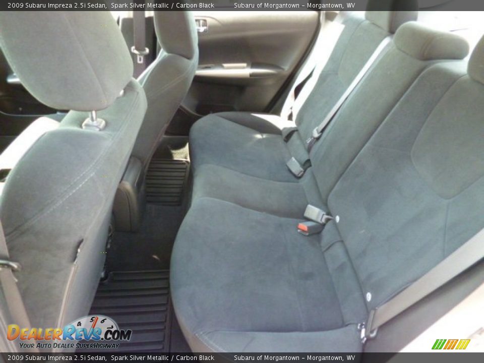 2009 Subaru Impreza 2.5i Sedan Spark Silver Metallic / Carbon Black Photo #5
