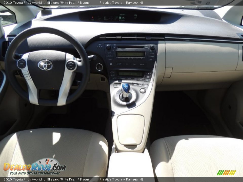 2010 Toyota Prius Hybrid II Blizzard White Pearl / Bisque Photo #8