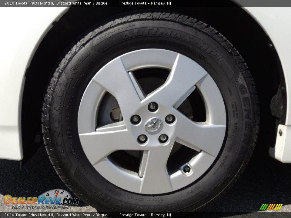 2010 Toyota Prius Hybrid II Blizzard White Pearl / Bisque Photo #14
