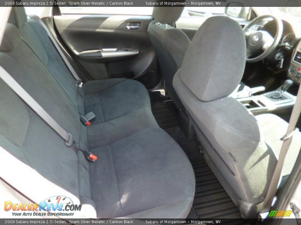 2009 Subaru Impreza 2.5i Sedan Spark Silver Metallic / Carbon Black Photo #15