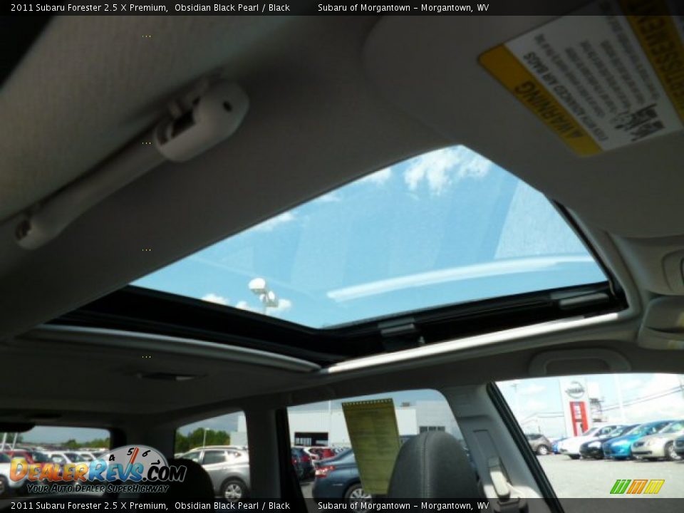 2011 Subaru Forester 2.5 X Premium Obsidian Black Pearl / Black Photo #5