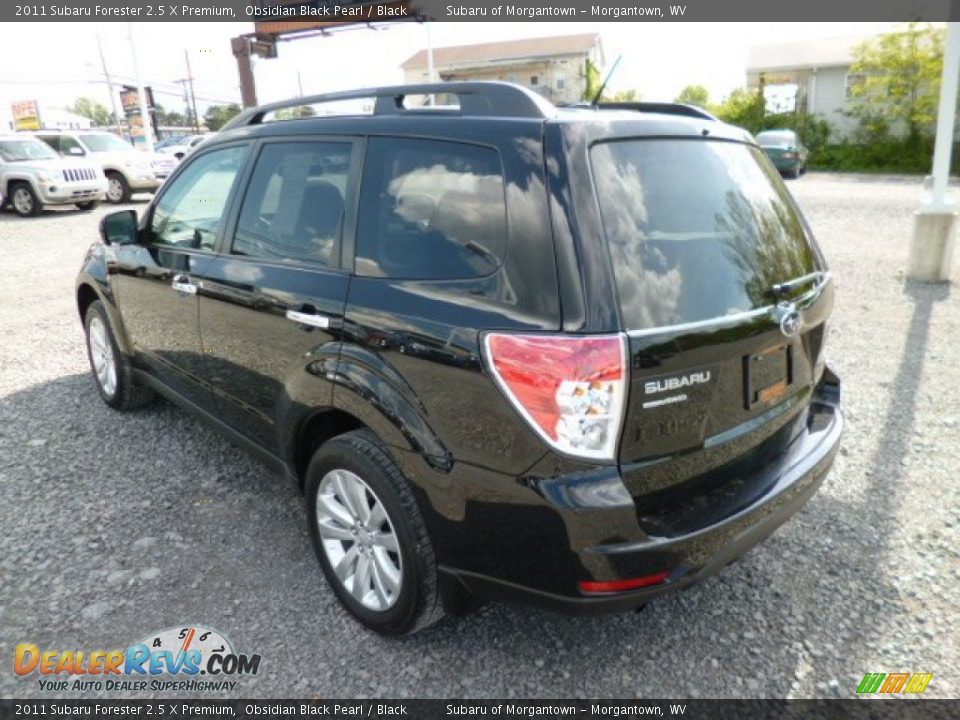 2011 Subaru Forester 2.5 X Premium Obsidian Black Pearl / Black Photo #9
