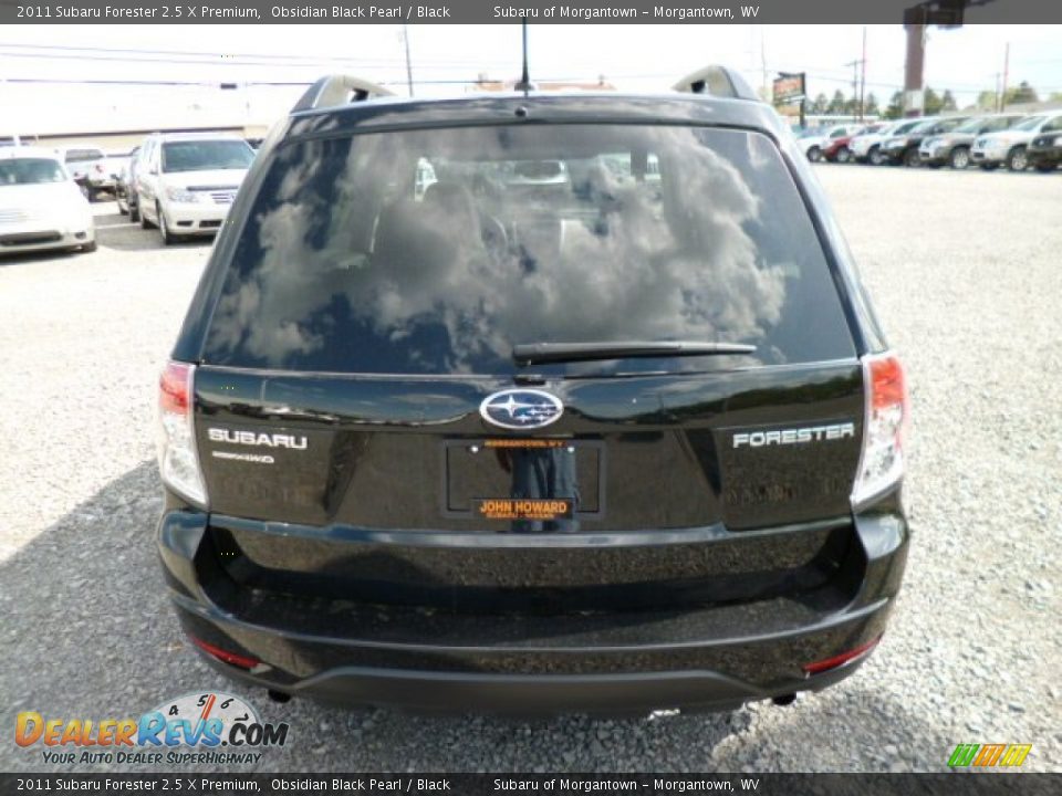 2011 Subaru Forester 2.5 X Premium Obsidian Black Pearl / Black Photo #10