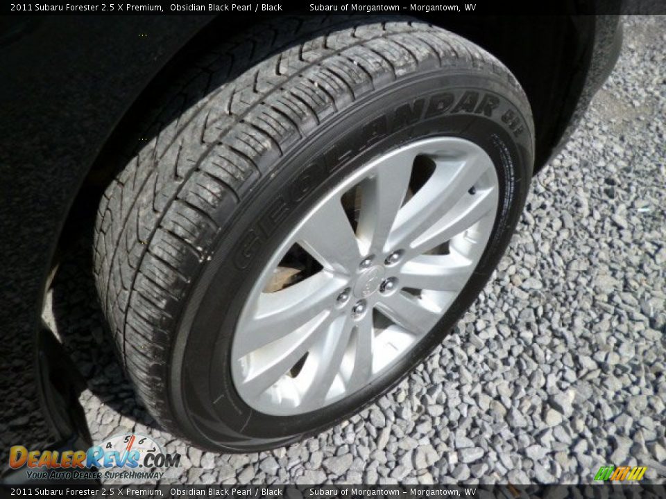 2011 Subaru Forester 2.5 X Premium Obsidian Black Pearl / Black Photo #12