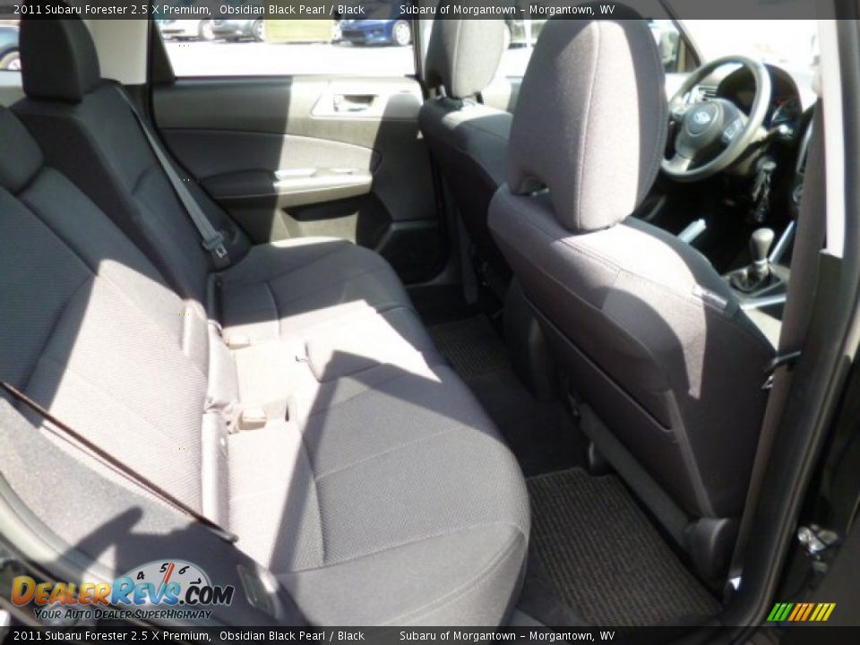 2011 Subaru Forester 2.5 X Premium Obsidian Black Pearl / Black Photo #13
