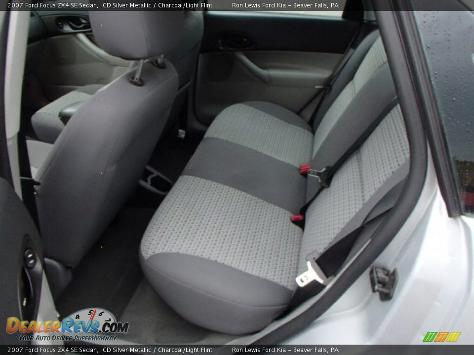 Rear Seat of 2007 Ford Focus ZX4 SE Sedan Photo #13