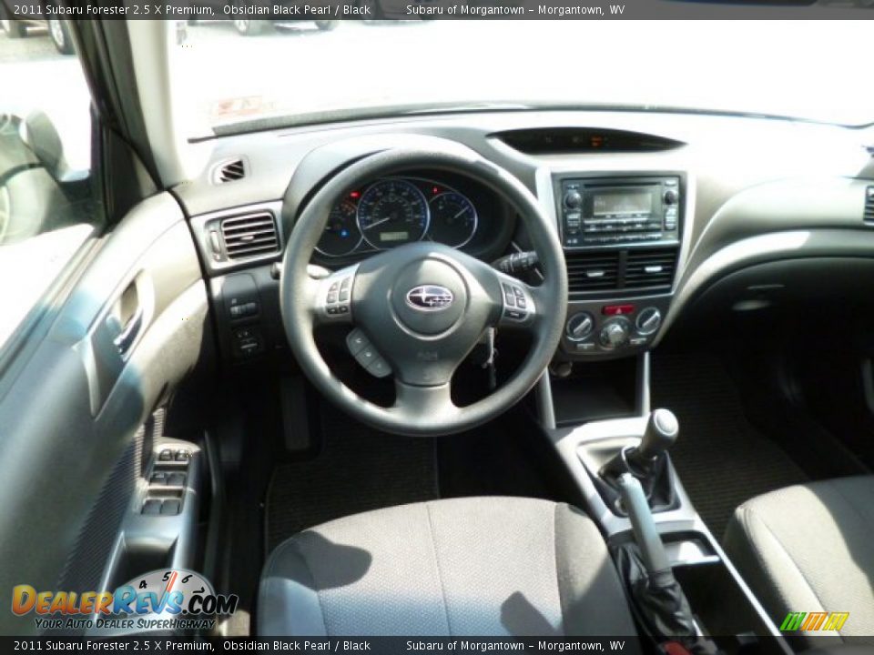 2011 Subaru Forester 2.5 X Premium Obsidian Black Pearl / Black Photo #15