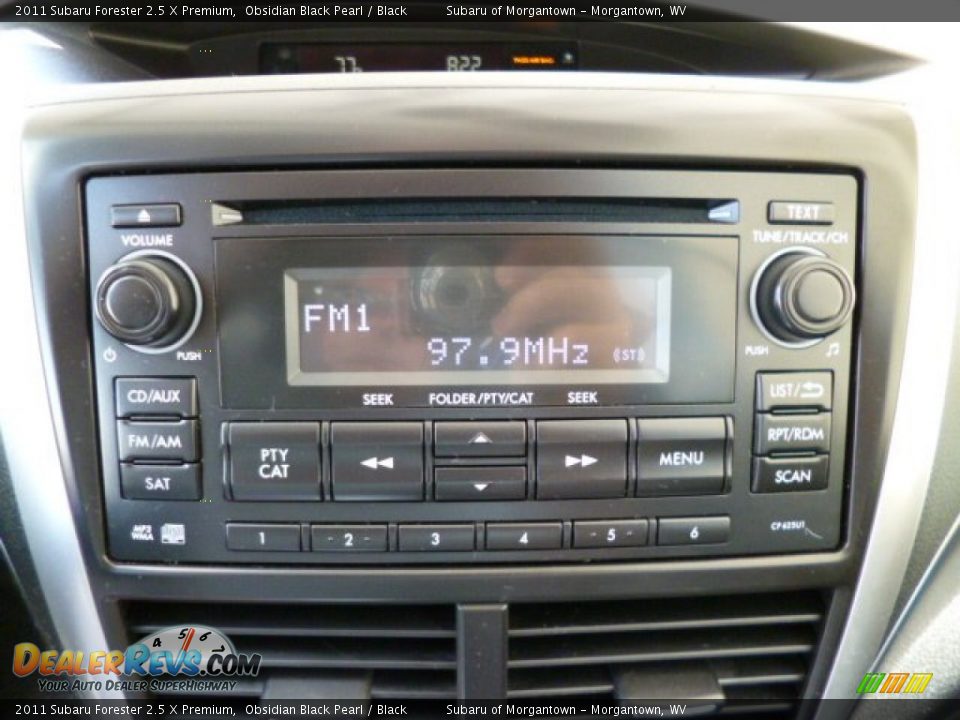 2011 Subaru Forester 2.5 X Premium Obsidian Black Pearl / Black Photo #19