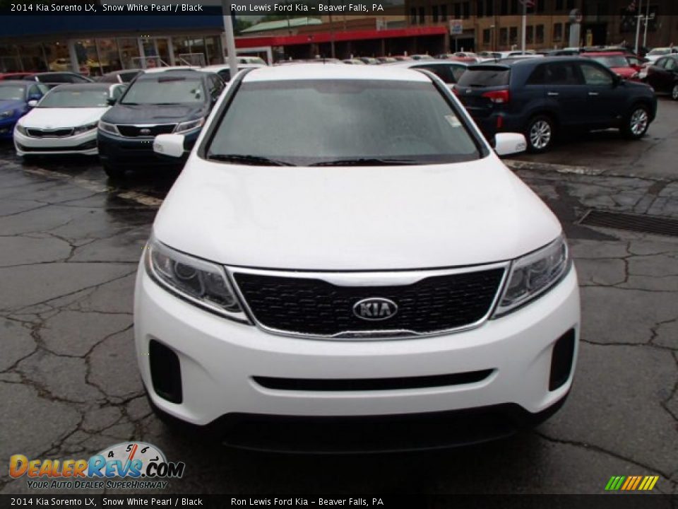 2014 Kia Sorento LX Snow White Pearl / Black Photo #3