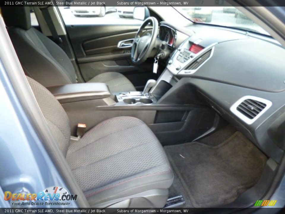 2011 GMC Terrain SLE AWD Steel Blue Metallic / Jet Black Photo #4