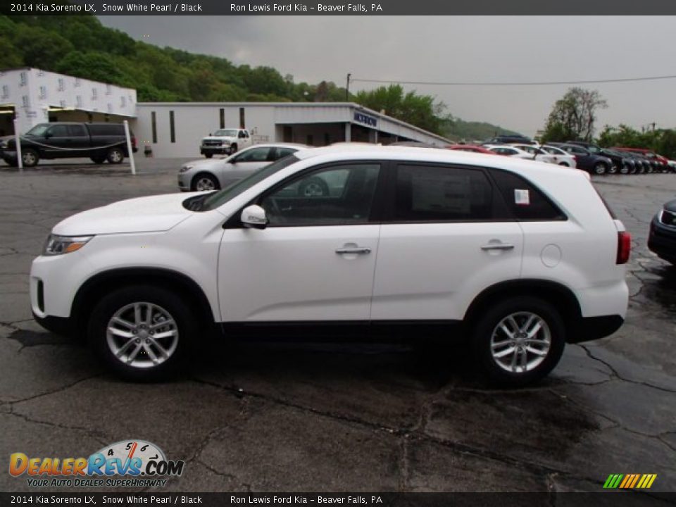 2014 Kia Sorento LX Snow White Pearl / Black Photo #5