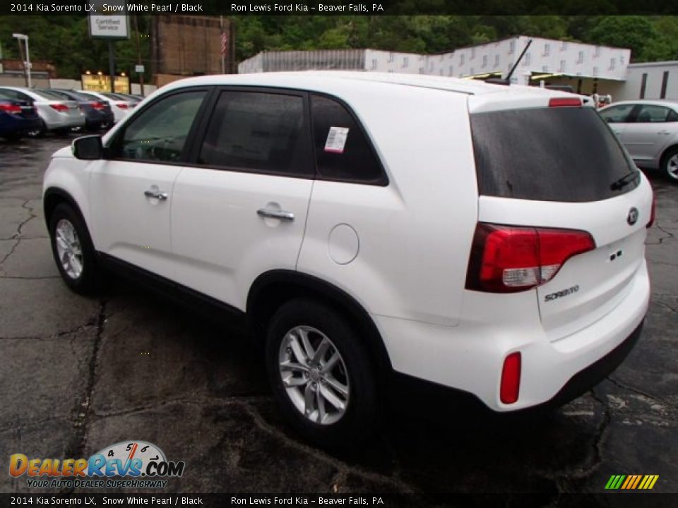 2014 Kia Sorento LX Snow White Pearl / Black Photo #6