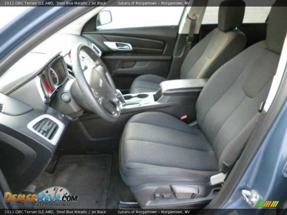 2011 GMC Terrain SLE AWD Steel Blue Metallic / Jet Black Photo #7