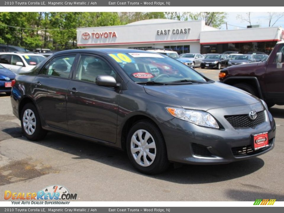 2010 Toyota Corolla LE Magnetic Gray Metallic / Ash Photo #1