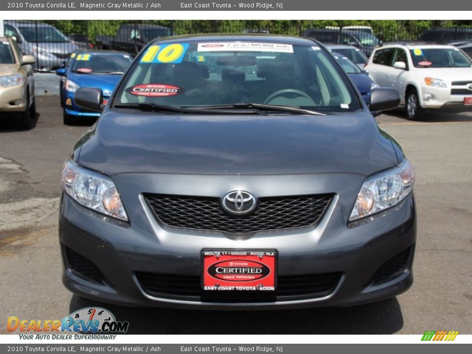 2010 Toyota Corolla LE Magnetic Gray Metallic / Ash Photo #2