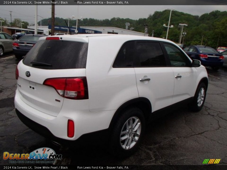 2014 Kia Sorento LX Snow White Pearl / Black Photo #8