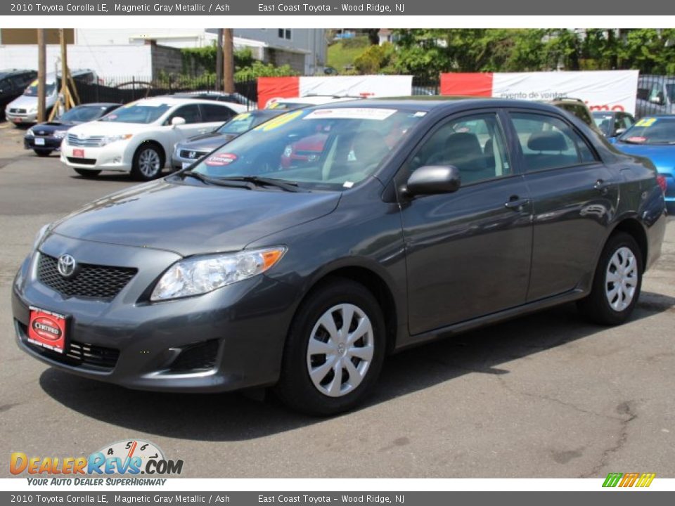 2010 Toyota Corolla LE Magnetic Gray Metallic / Ash Photo #3