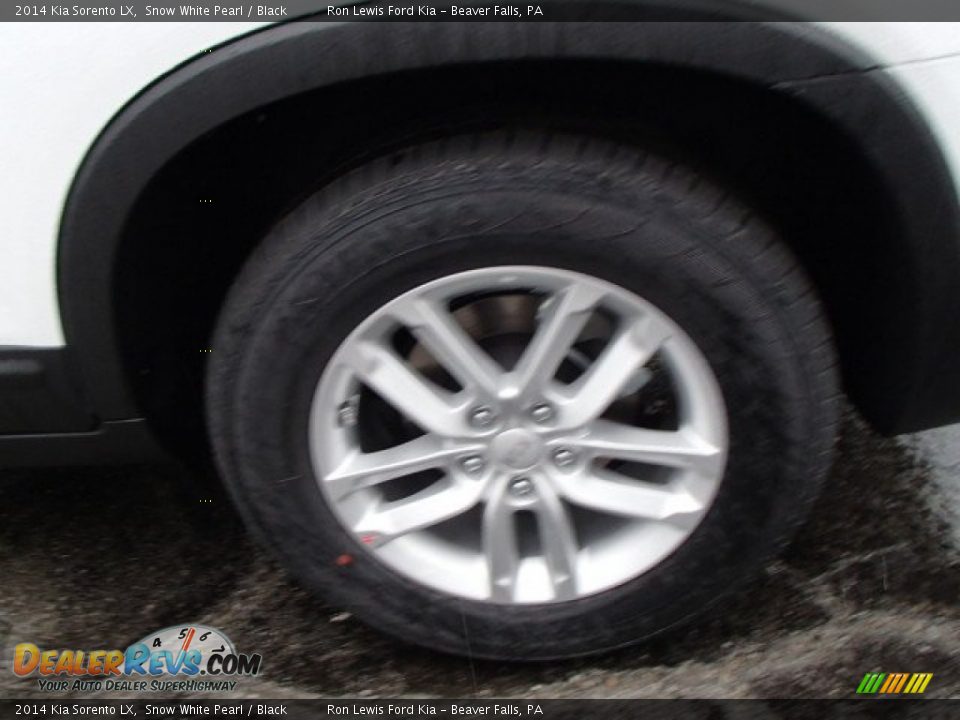 2014 Kia Sorento LX Snow White Pearl / Black Photo #9