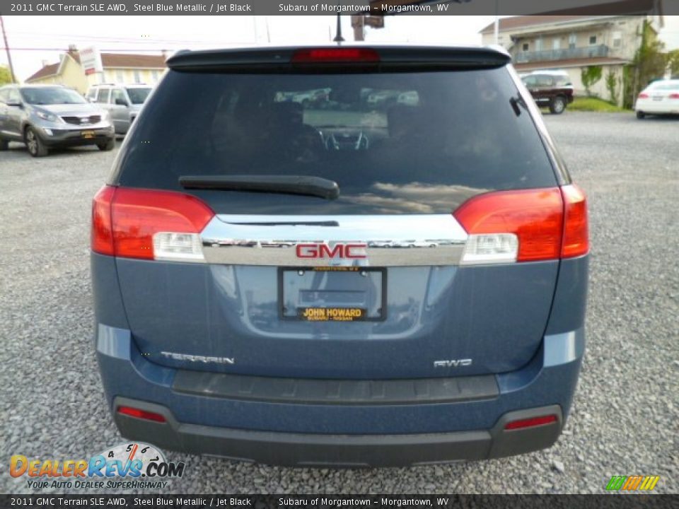 2011 GMC Terrain SLE AWD Steel Blue Metallic / Jet Black Photo #10