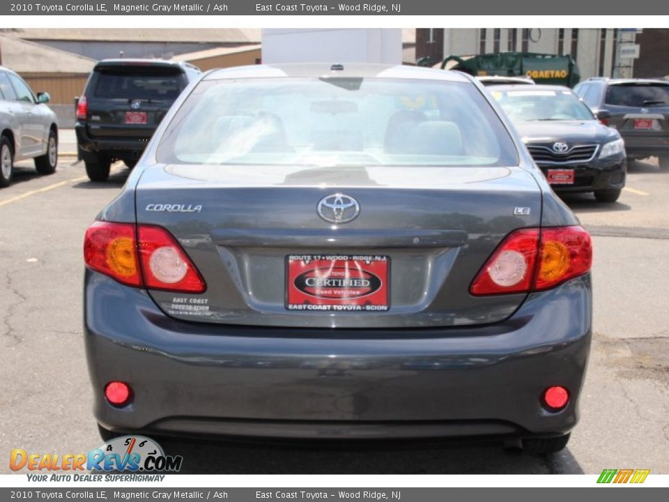 2010 Toyota Corolla LE Magnetic Gray Metallic / Ash Photo #5