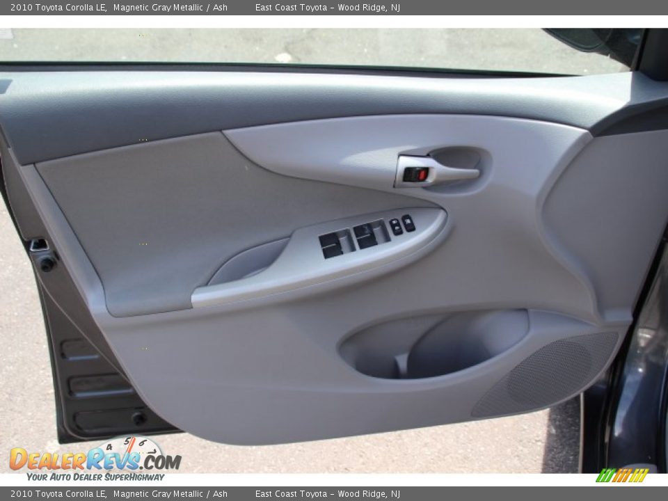 2010 Toyota Corolla LE Magnetic Gray Metallic / Ash Photo #6