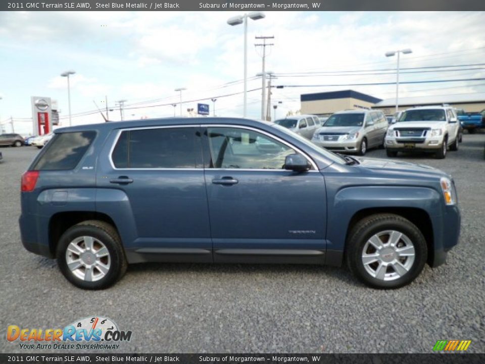 2011 GMC Terrain SLE AWD Steel Blue Metallic / Jet Black Photo #12