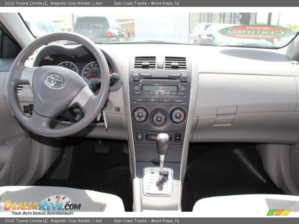 2010 Toyota Corolla LE Magnetic Gray Metallic / Ash Photo #9