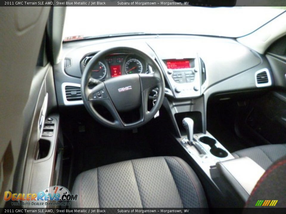 2011 GMC Terrain SLE AWD Steel Blue Metallic / Jet Black Photo #15