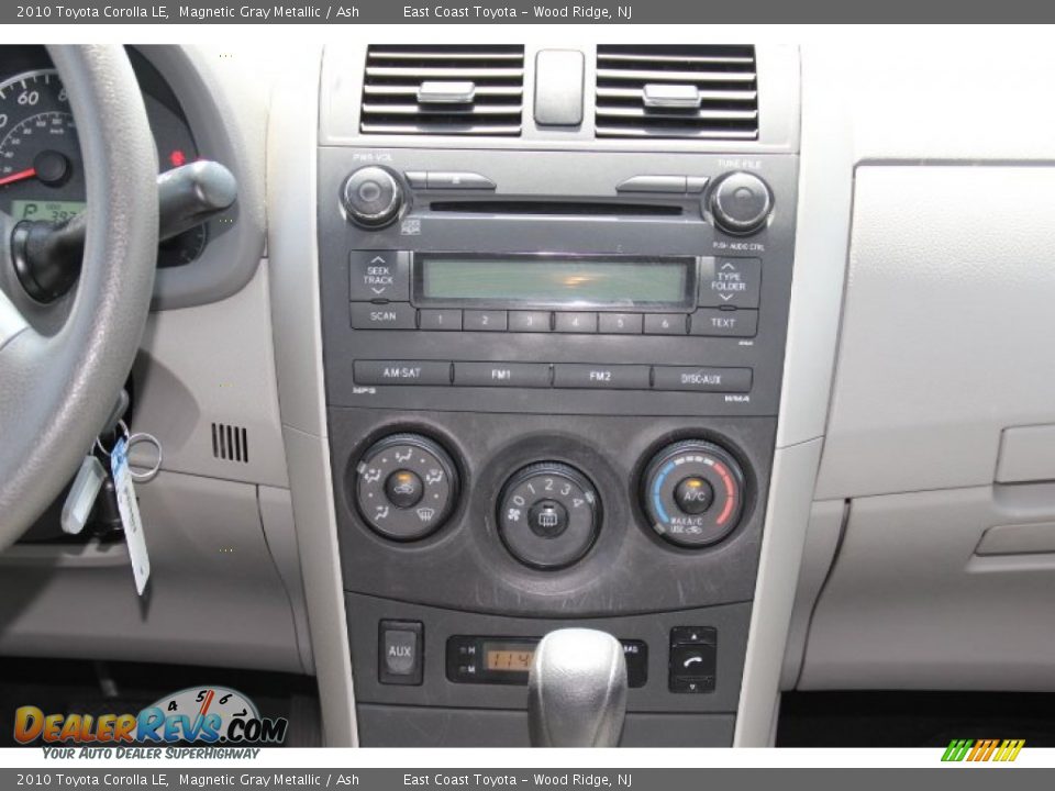 2010 Toyota Corolla LE Magnetic Gray Metallic / Ash Photo #10