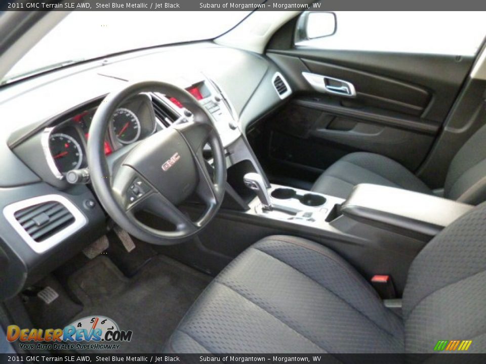 2011 GMC Terrain SLE AWD Steel Blue Metallic / Jet Black Photo #16