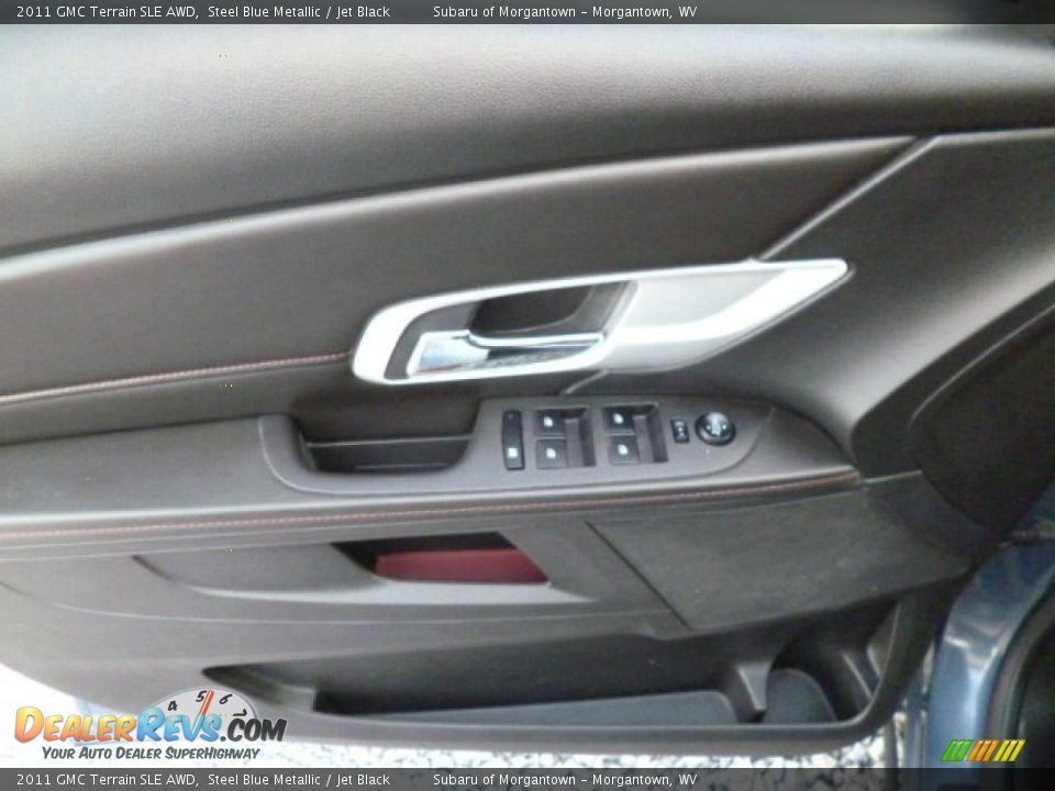 2011 GMC Terrain SLE AWD Steel Blue Metallic / Jet Black Photo #17