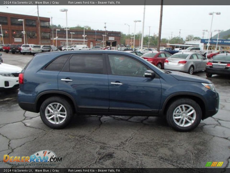 2014 Kia Sorento LX Wave Blue / Gray Photo #1