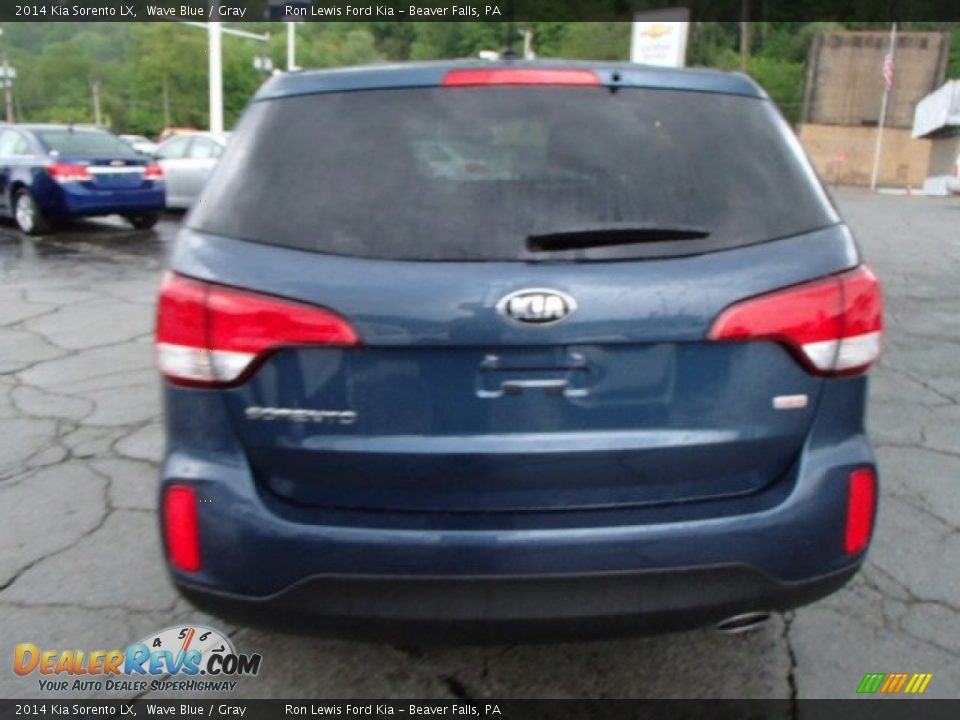 2014 Kia Sorento LX Wave Blue / Gray Photo #7