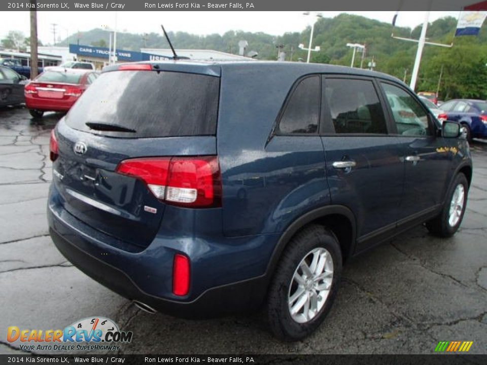 2014 Kia Sorento LX Wave Blue / Gray Photo #8
