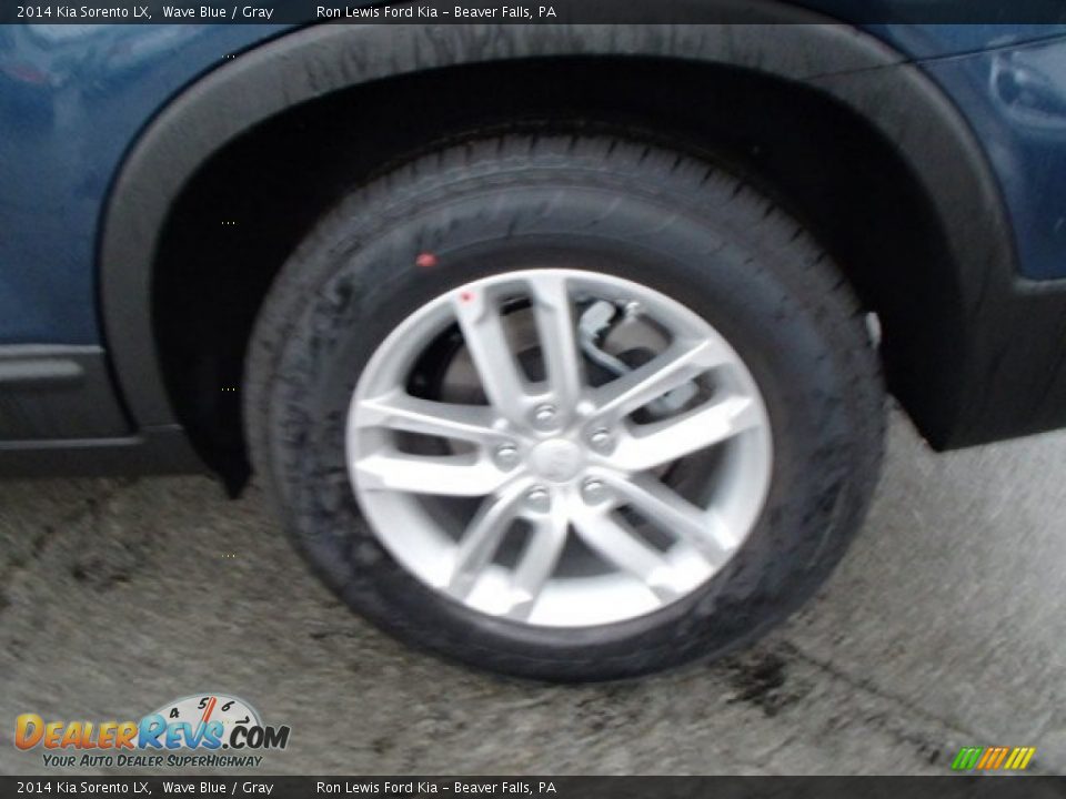 2014 Kia Sorento LX Wave Blue / Gray Photo #9