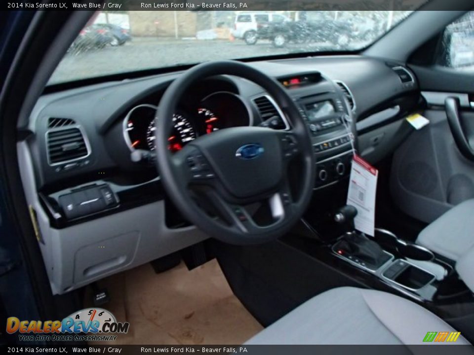 2014 Kia Sorento LX Wave Blue / Gray Photo #10