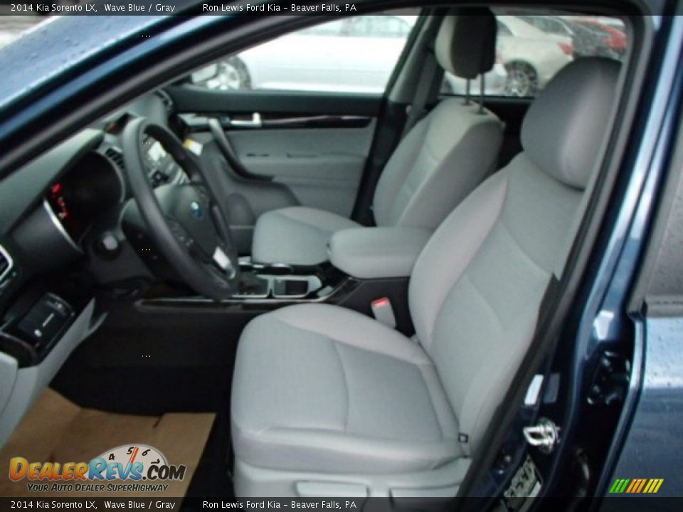 2014 Kia Sorento LX Wave Blue / Gray Photo #11