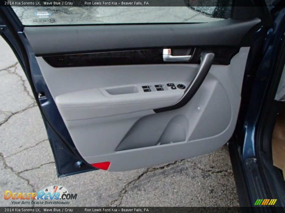 2014 Kia Sorento LX Wave Blue / Gray Photo #12