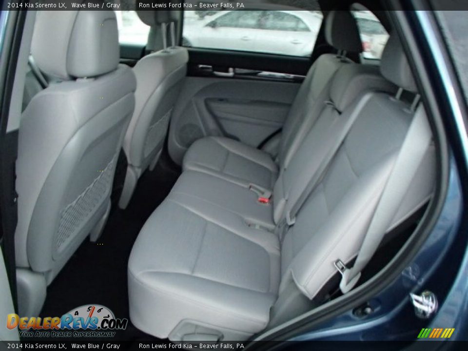 2014 Kia Sorento LX Wave Blue / Gray Photo #13