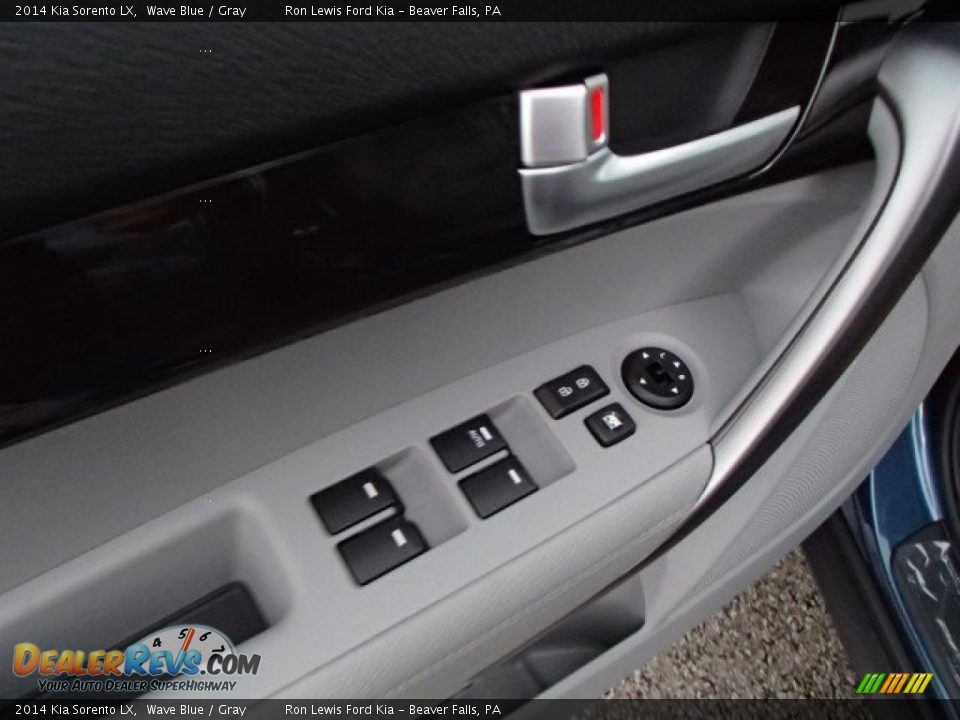 2014 Kia Sorento LX Wave Blue / Gray Photo #15