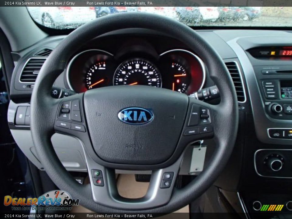 2014 Kia Sorento LX Wave Blue / Gray Photo #19