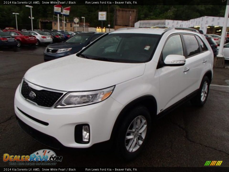 2014 Kia Sorento LX AWD Snow White Pearl / Black Photo #4