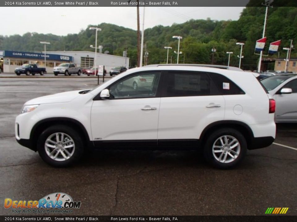 2014 Kia Sorento LX AWD Snow White Pearl / Black Photo #5