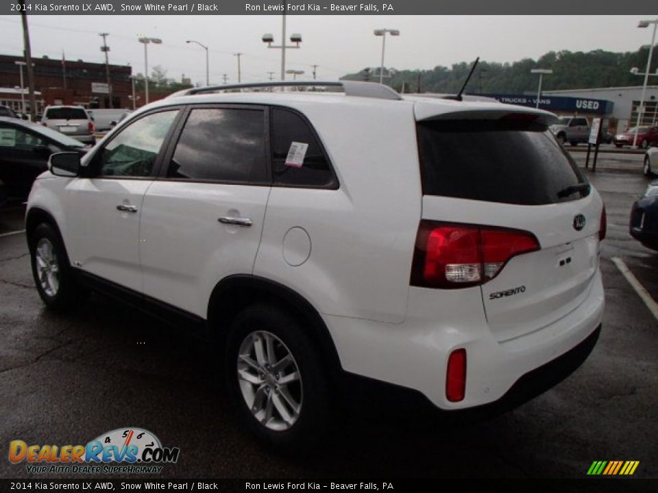 2014 Kia Sorento LX AWD Snow White Pearl / Black Photo #6